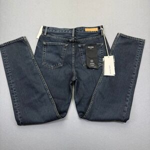 GRLFRND The Devon‎ High Rise Slim Boy Jeans Into The Abyss Blue 24 GF41768891505